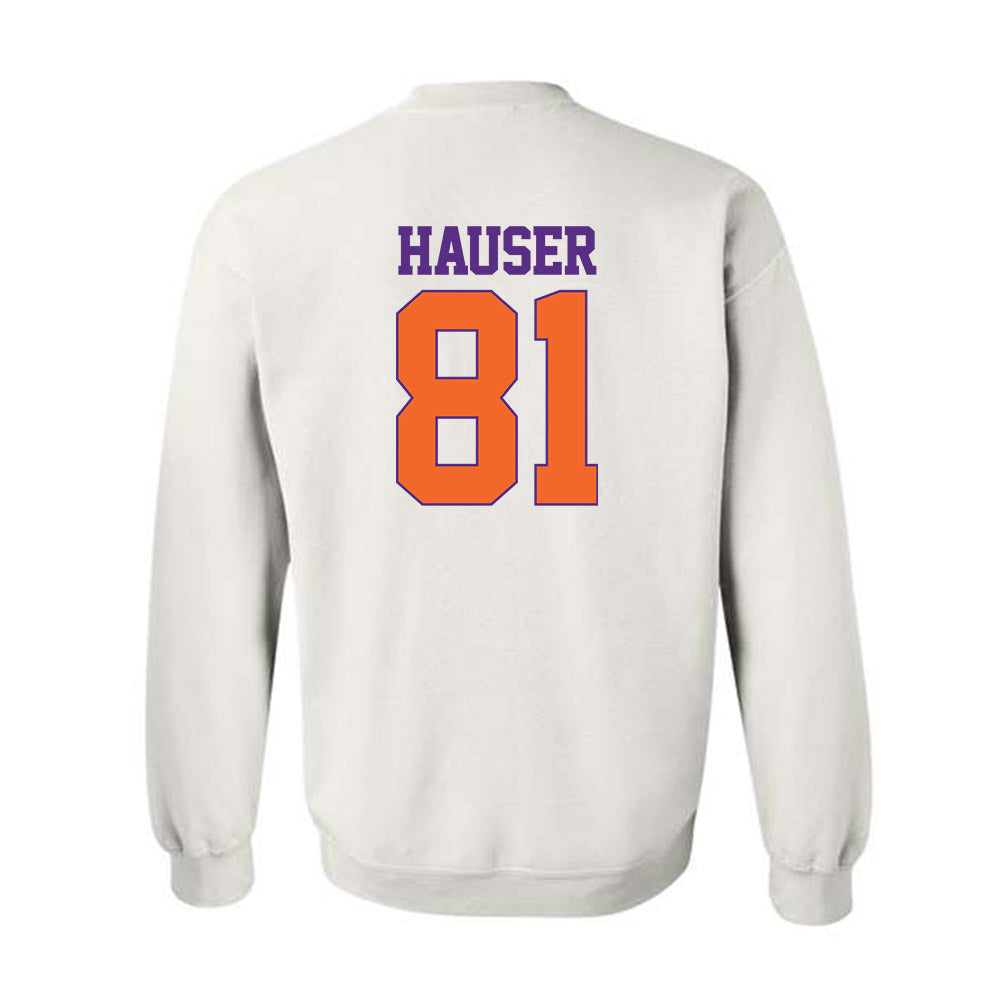 Clemson - NCAA Football : Nolan Hauser - Classic Shersey Crewneck Sweatshirt-1