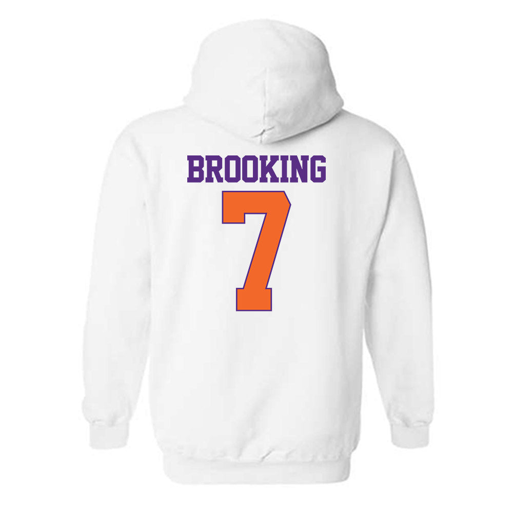 Clemson - NCAA Football : Logan Brooking - Classic Shersey Hooded Sweatshirt-1