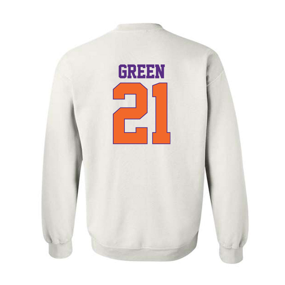 Clemson - NCAA Football : Jarvis Green - Classic Shersey Crewneck Sweatshirt-1