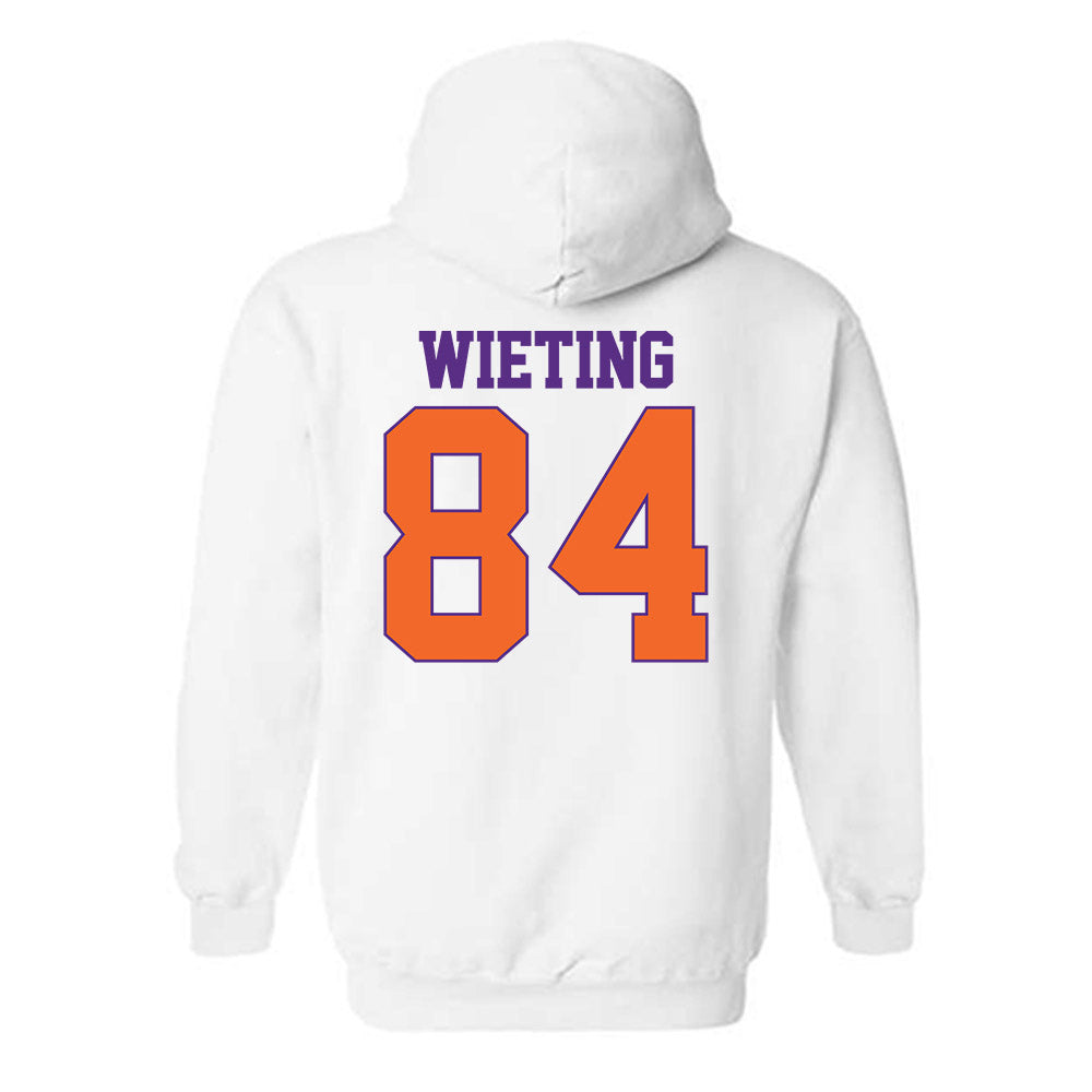 Clemson - NCAA Football : Avery Wieting - Classic Shersey Hooded Sweatshirt-1
