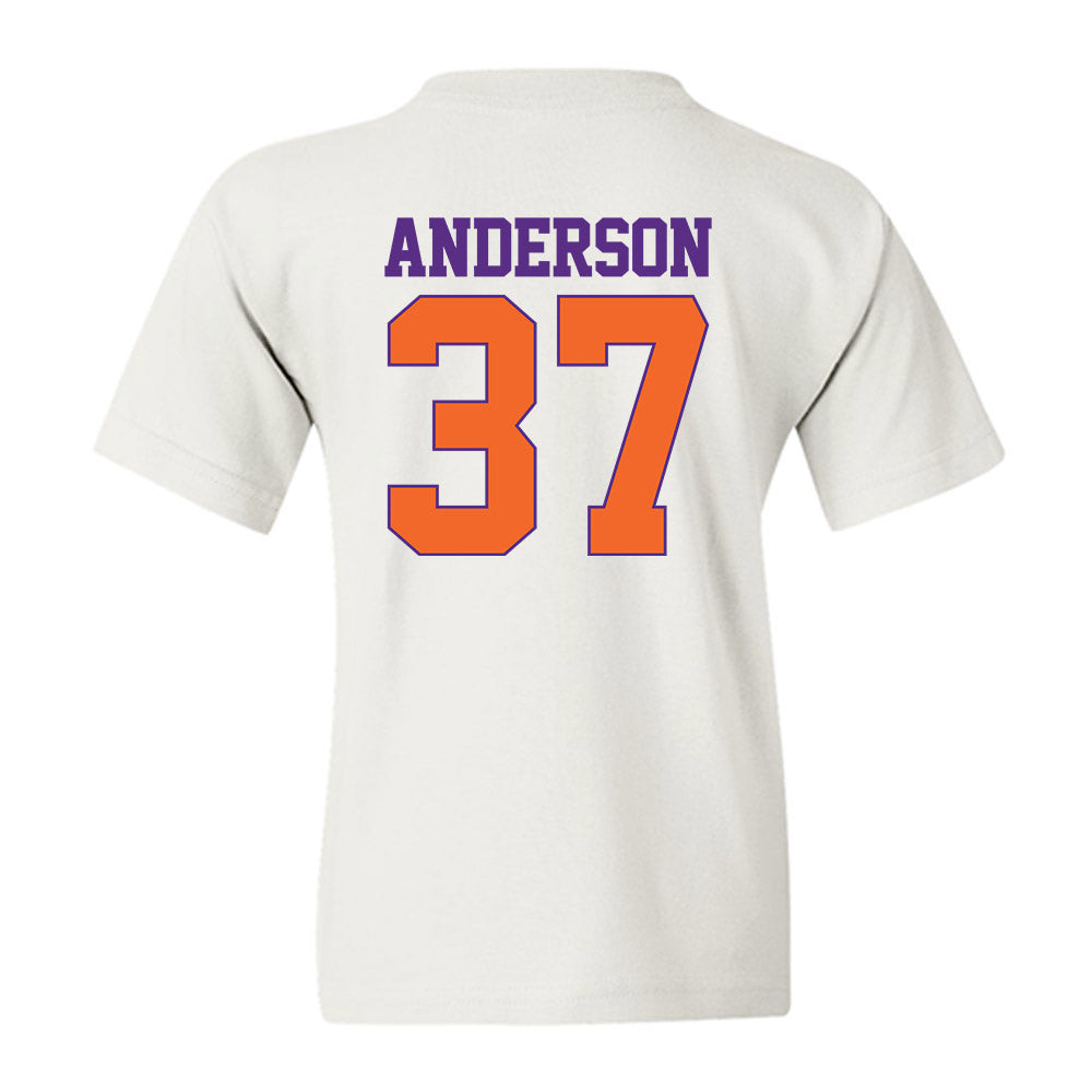 Clemson - NCAA Football : Logan Anderson - Classic Shersey Youth T-Shirt-1