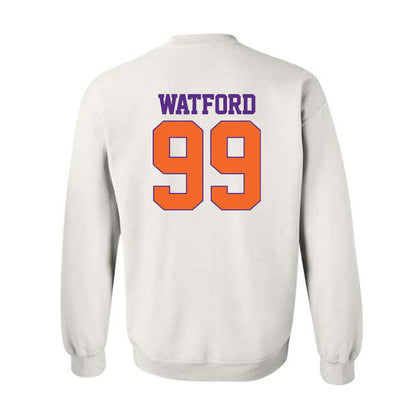 Clemson - NCAA Football : Ari Watford - Classic Shersey Crewneck Sweatshirt-1