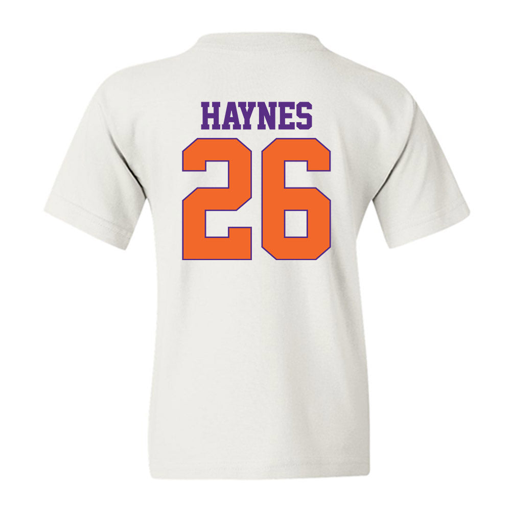 Clemson - NCAA Football : Jay Haynes - Classic Shersey Youth T-Shirt-1