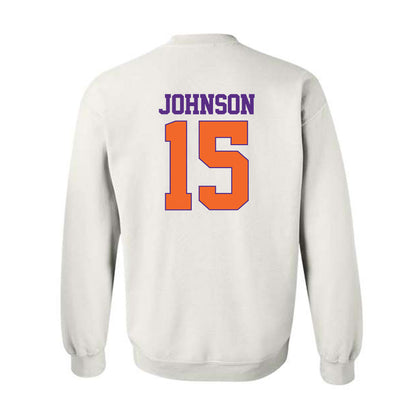 Clemson - NCAA Women's Soccer : Ella Johnson - Classic Shersey Crewneck Sweatshirt-1