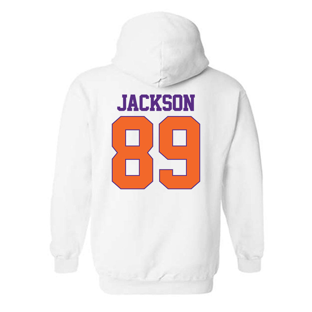 Clemson - NCAA Football : Zach Jackson - Classic Shersey Hooded Sweatshirt-1