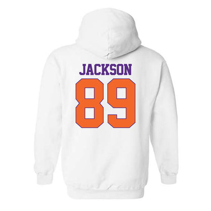 Clemson - NCAA Football : Zach Jackson - Classic Shersey Hooded Sweatshirt-1