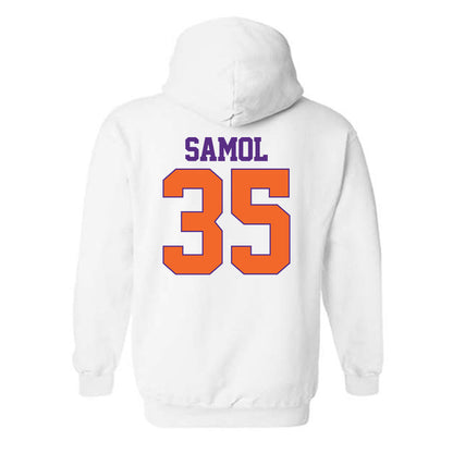 Clemson - NCAA Baseball : Noah Samol - Classic Shersey Hooded Sweatshirt