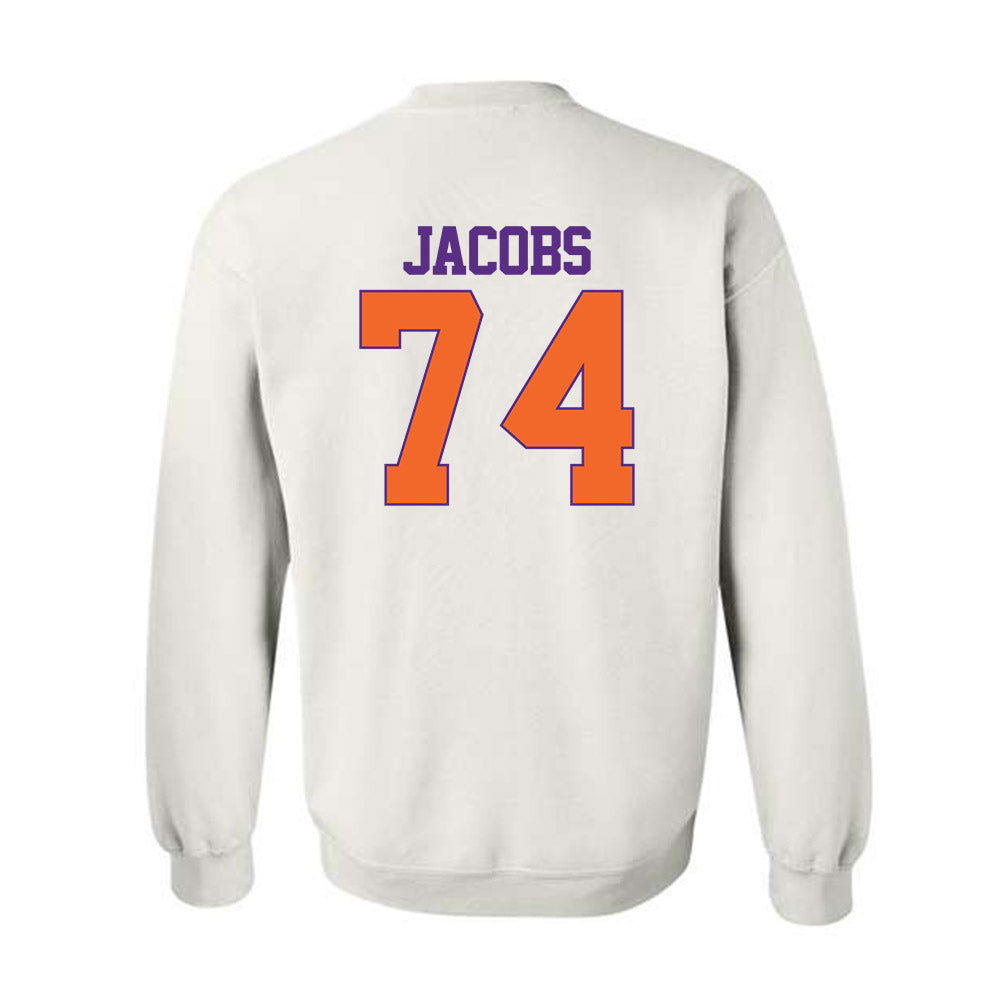 Clemson - NCAA Football : Brayden Jacobs - Classic Shersey Crewneck Sweatshirt-1