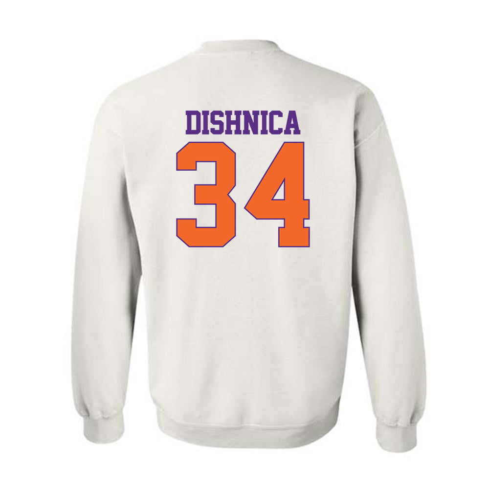 Clemson - NCAA Men's Soccer : Samir Dishnica - Classic Shersey Crewneck Sweatshirt