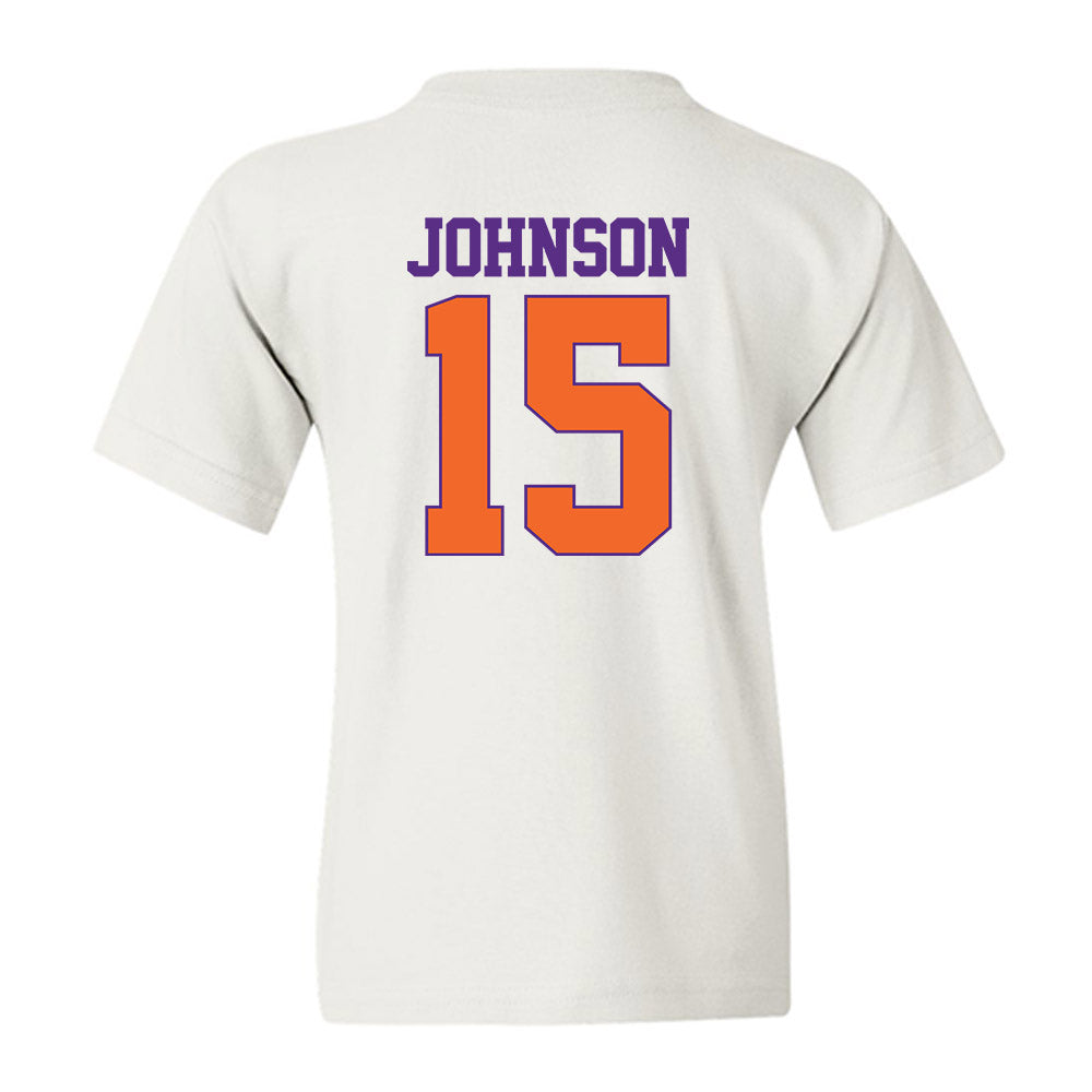 Clemson - NCAA Women's Soccer : Ella Johnson - Classic Shersey Youth T-Shirt-1