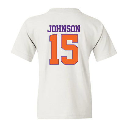 Clemson - NCAA Women's Soccer : Ella Johnson - Classic Shersey Youth T-Shirt-1