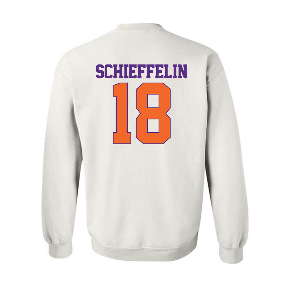 Clemson - NCAA Football : Ian Schieffelin - Classic Shersey Crewneck Sweatshirt-1
