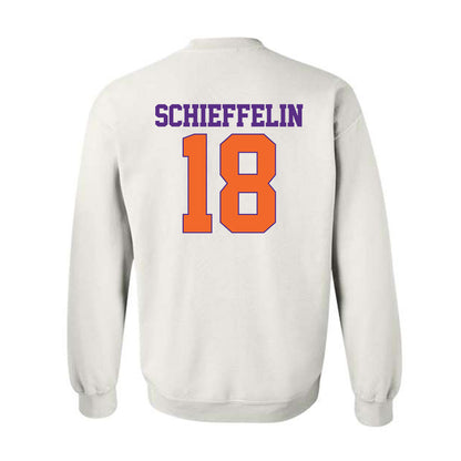 Clemson - NCAA Football : Ian Schieffelin - Classic Shersey Crewneck Sweatshirt-1