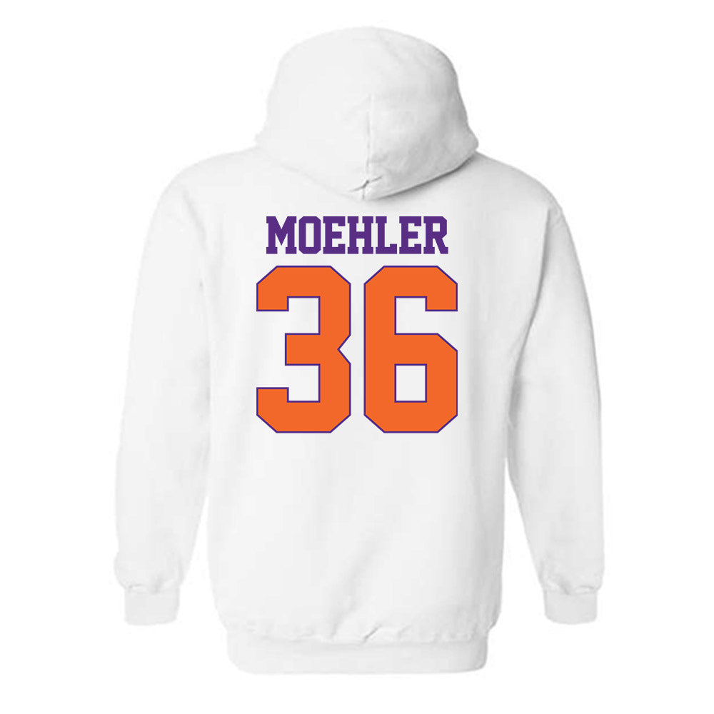 Clemson - NCAA Baseball : Dane Moehler - Classic Shersey Hooded Sweatshirt-1