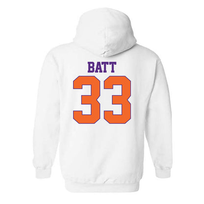 Clemson - NCAA Football : Griffin Batt - Classic Shersey Hooded Sweatshirt-1