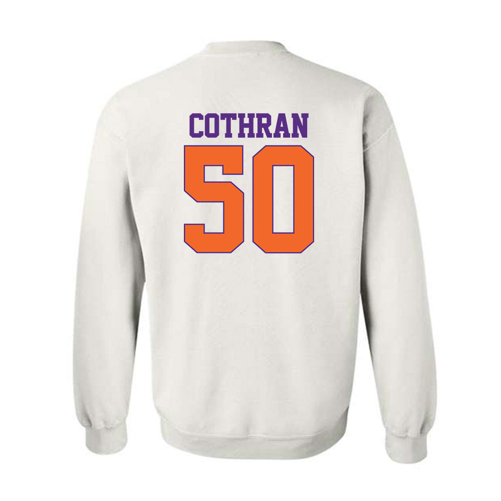 Clemson - NCAA Football : Fletcher Cothran - Classic Shersey Crewneck Sweatshirt-1