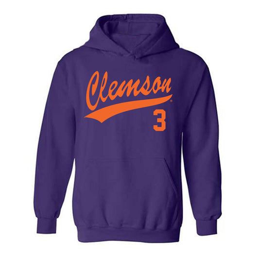 Clemson - NCAA Baseball : Jack Crighton - Hooded Sweatshirt