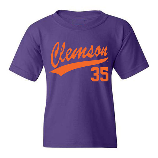 Clemson - NCAA Baseball : Noah Samol - Youth T-Shirt