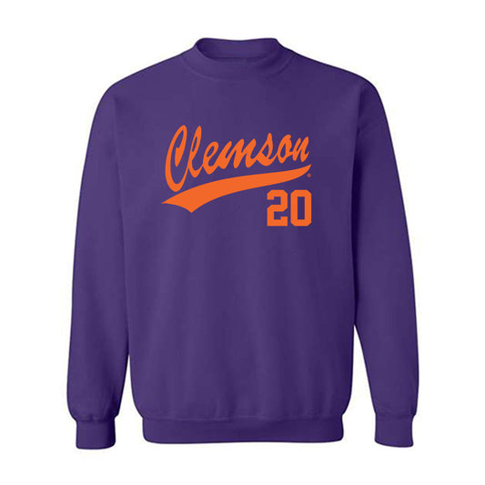 Clemson - NCAA Baseball : Nathan Dvorsky - Crewneck Sweatshirt-0