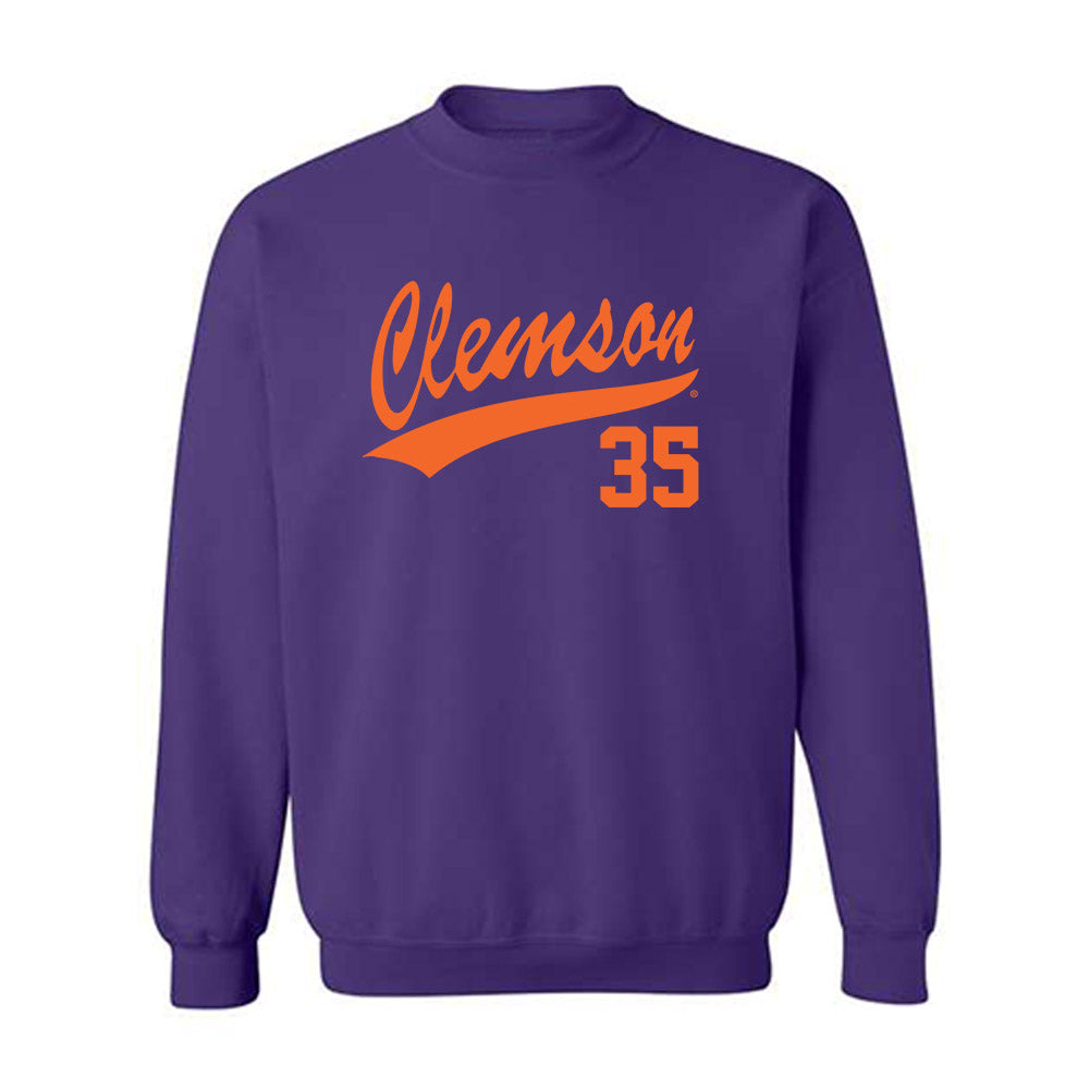 Clemson - NCAA Baseball : Noah Samol - Crewneck Sweatshirt