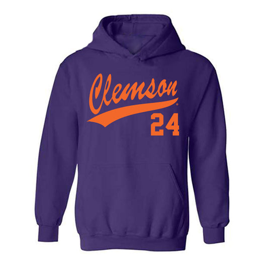Clemson - NCAA Baseball : Joe Allen - Hooded Sweatshirt-0