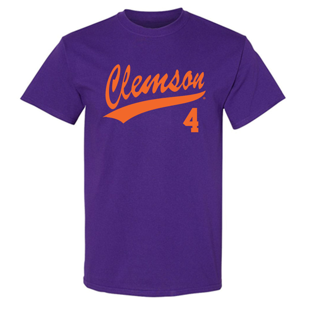 Clemson - NCAA Baseball : Tryston McCladdie - T-Shirt-0