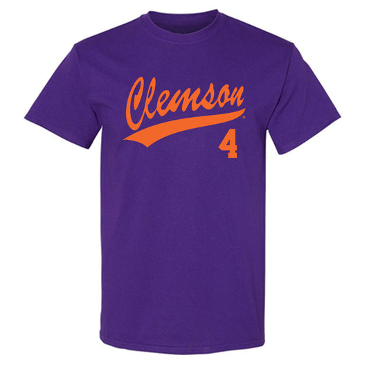 Clemson - NCAA Baseball : Tryston McCladdie - T-Shirt-0