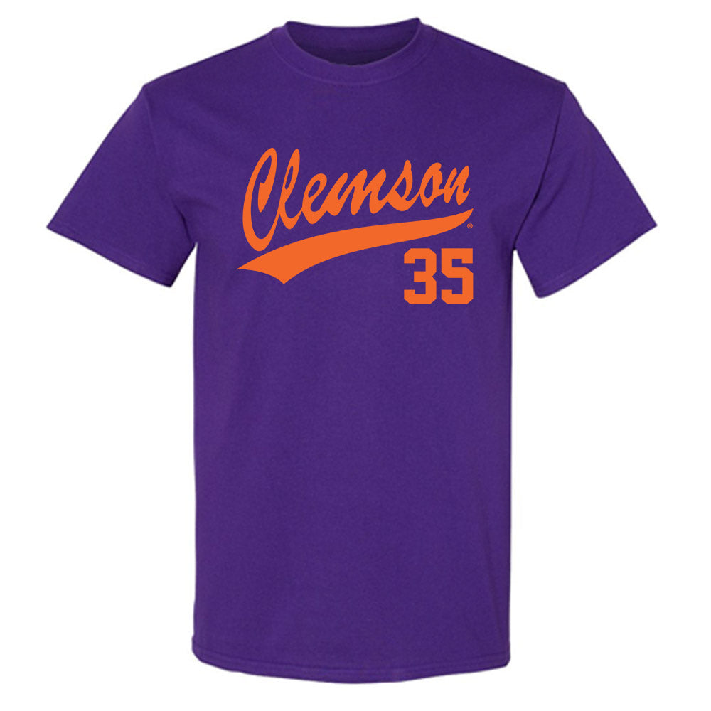 Clemson - NCAA Baseball : Noah Samol - T-Shirt