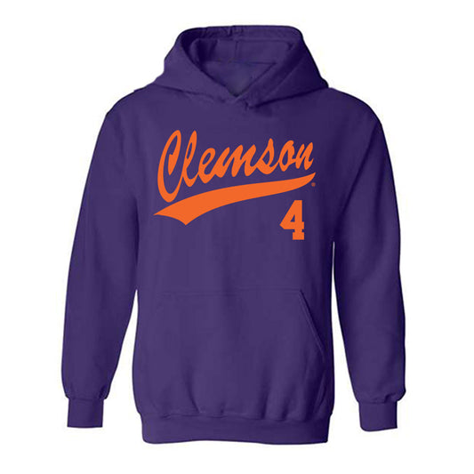 Clemson - NCAA Baseball : Tryston McCladdie - Hooded Sweatshirt-0