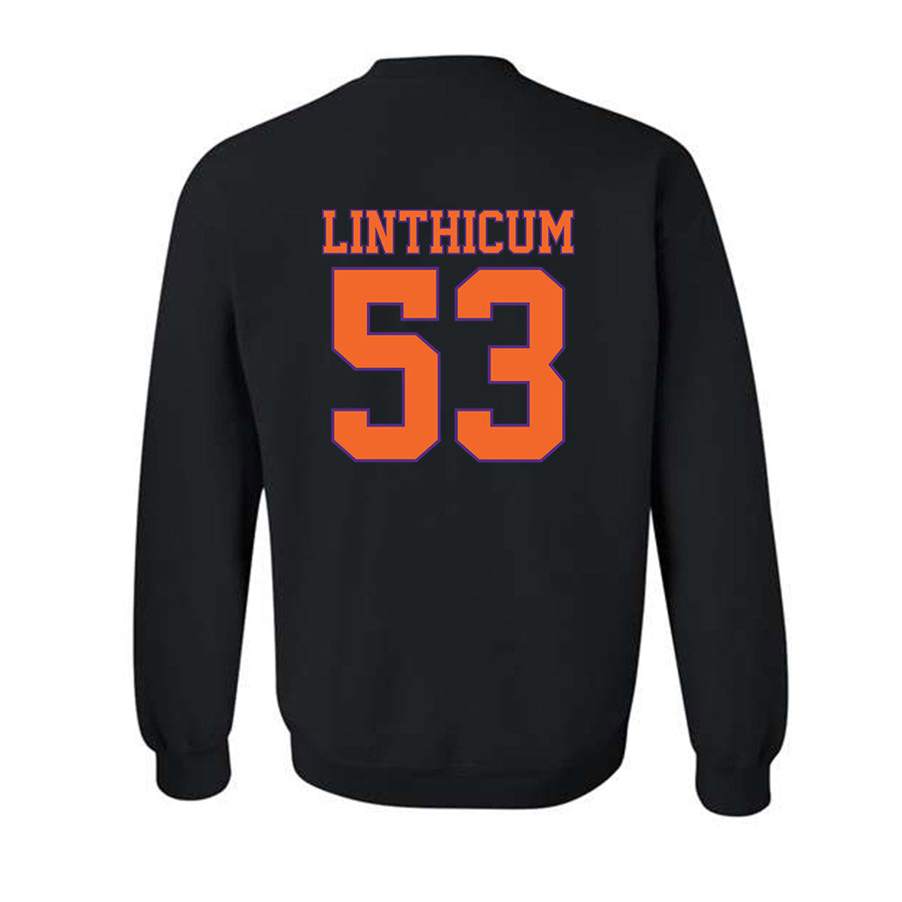 Clemson - NCAA Football : Ryan Linthicum - Classic Shersey Crewneck Sweatshirt-1