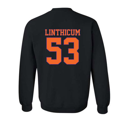 Clemson - NCAA Football : Ryan Linthicum - Classic Shersey Crewneck Sweatshirt-1