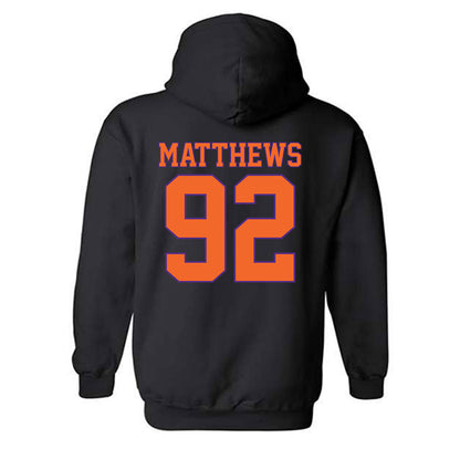 Clemson - NCAA Football : Levi Matthews - Classic Shersey Hooded Sweatshirt-1