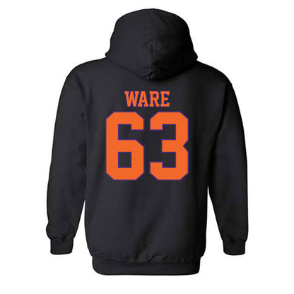 Clemson - NCAA Football : Easton Ware - Classic Shersey Hooded Sweatshirt-1