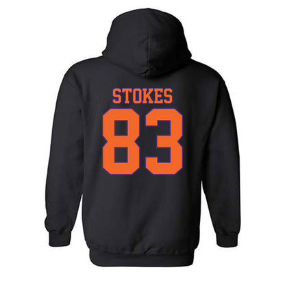 Clemson - NCAA Football : Ethan Stokes - Classic Shersey Hooded Sweatshirt-1