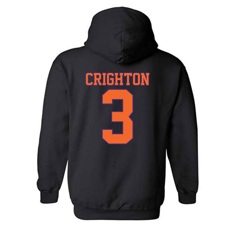 Clemson - NCAA Baseball : Jack Crighton - Classic Shersey Hooded Sweatshirt