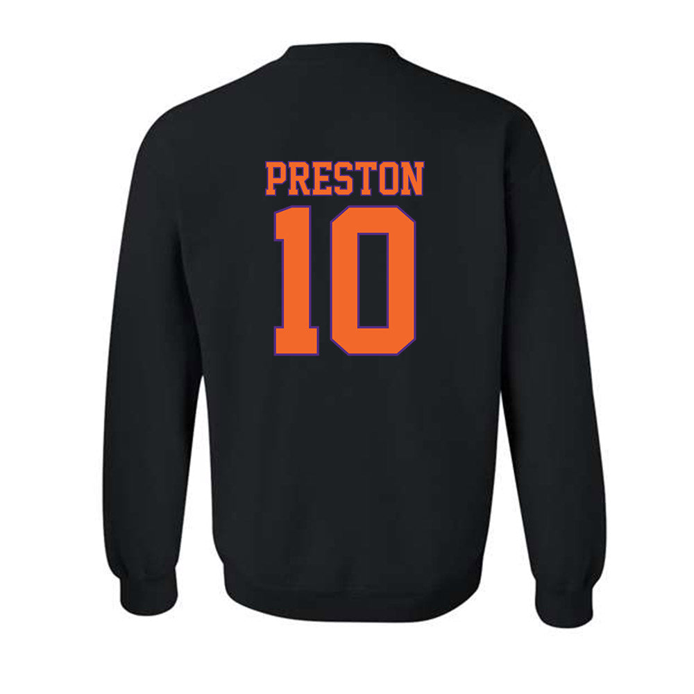 Clemson - NCAA Football : juju preston - Classic Shersey Crewneck Sweatshirt-1