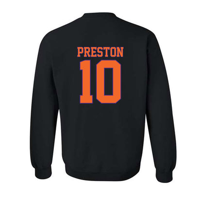 Clemson - NCAA Football : juju preston - Classic Shersey Crewneck Sweatshirt-1