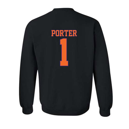 Clemson - NCAA Men's Basketball : Jestin Porter - Classic Shersey Crewneck Sweatshirt-1
