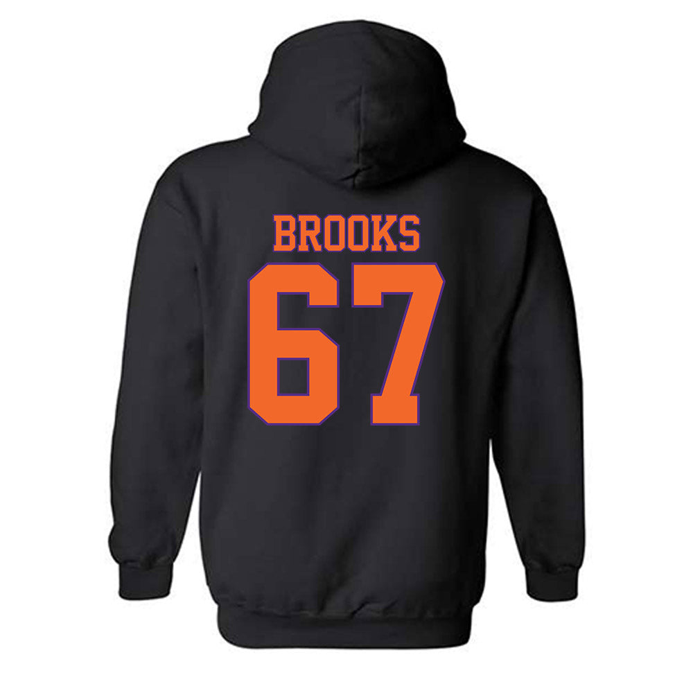 Clemson - NCAA Football : Nathan Brooks - Classic Shersey Hooded Sweatshirt-1