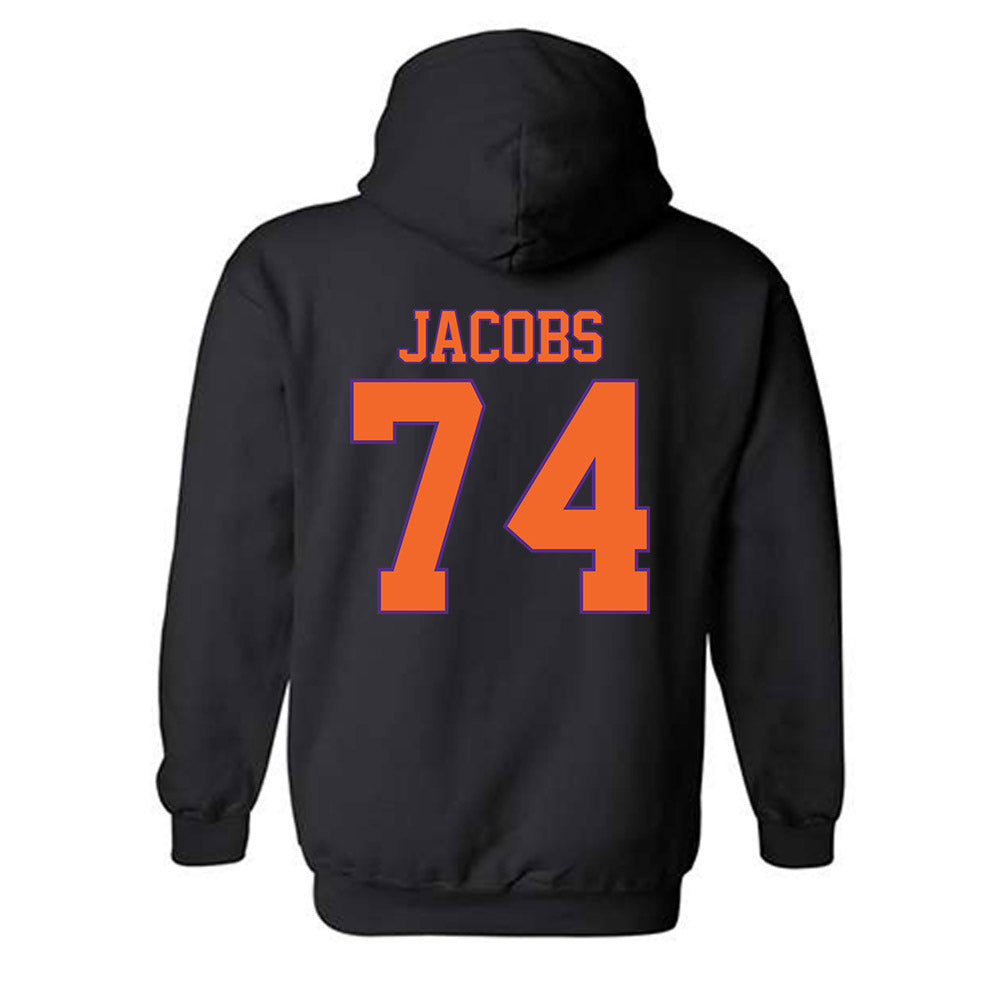 Clemson - NCAA Football : Brayden Jacobs - Classic Shersey Hooded Sweatshirt-1