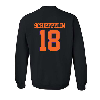Clemson - NCAA Football : Ian Schieffelin - Classic Shersey Crewneck Sweatshirt-1