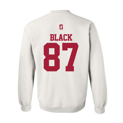 Stanford - NCAA Football : Aiden Black - Classic Shersey Crewneck Sweatshirt-1