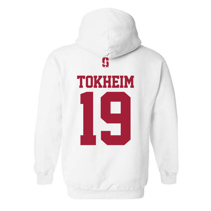 Stanford - NCAA Baseball : Teddy Tokheim - Classic Shersey Hooded Sweatshirt-1