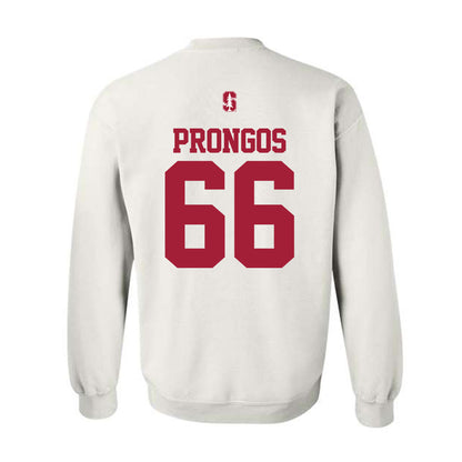 Stanford - NCAA Football : Niki Prongos - Classic Shersey Crewneck Sweatshirt-1