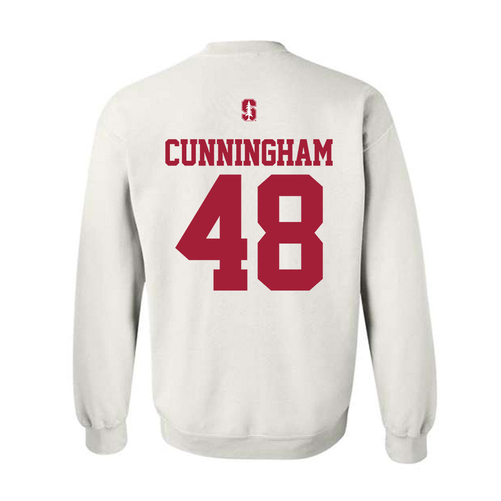 Stanford - NCAA Football : Drew Cunningham - Classic Shersey Crewneck Sweatshirt-1