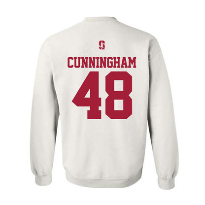 Stanford - NCAA Football : Drew Cunningham - Classic Shersey Crewneck Sweatshirt-1