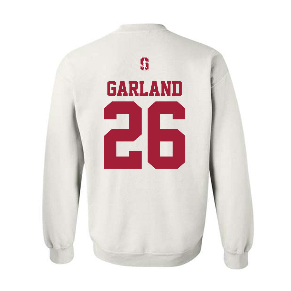 Stanford - NCAA Football : Chris Garland - Classic Shersey Crewneck Sweatshirt-1