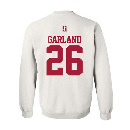 Stanford - NCAA Football : Chris Garland - Classic Shersey Crewneck Sweatshirt-1