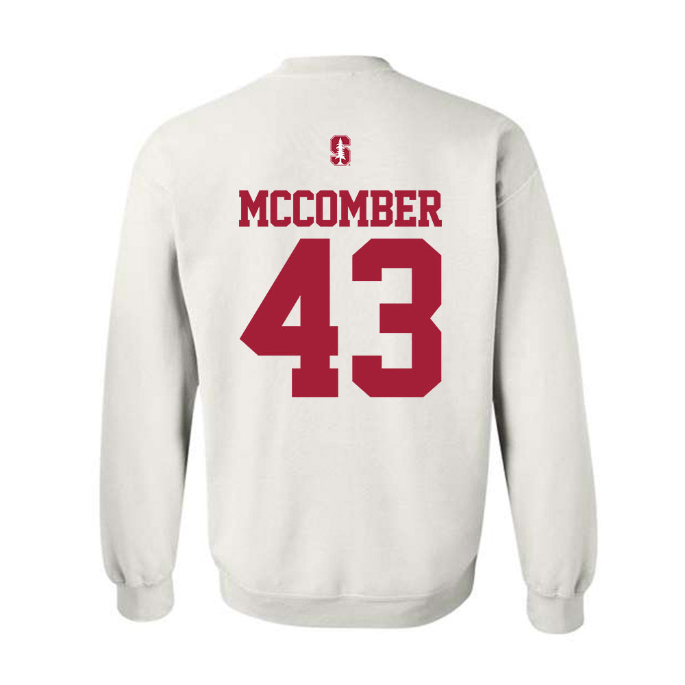 Stanford - NCAA Football : Landon McComber - Classic Shersey Crewneck Sweatshirt-1