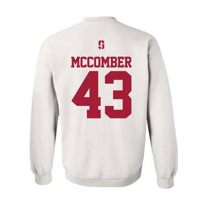 Stanford - NCAA Football : Landon McComber - Classic Shersey Crewneck Sweatshirt-1